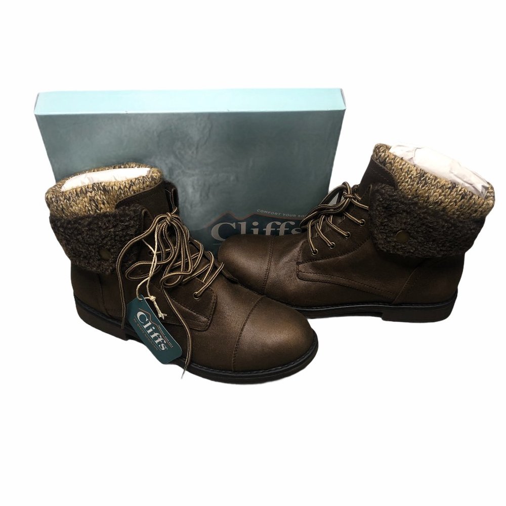 NEW Cliffs White Mountain Duena Tan Winter Boots